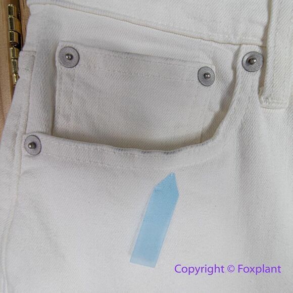 NEW‎ Madewell The Tall Perfect Vintage Jean in tile white, 25T - Picture 8 of 16